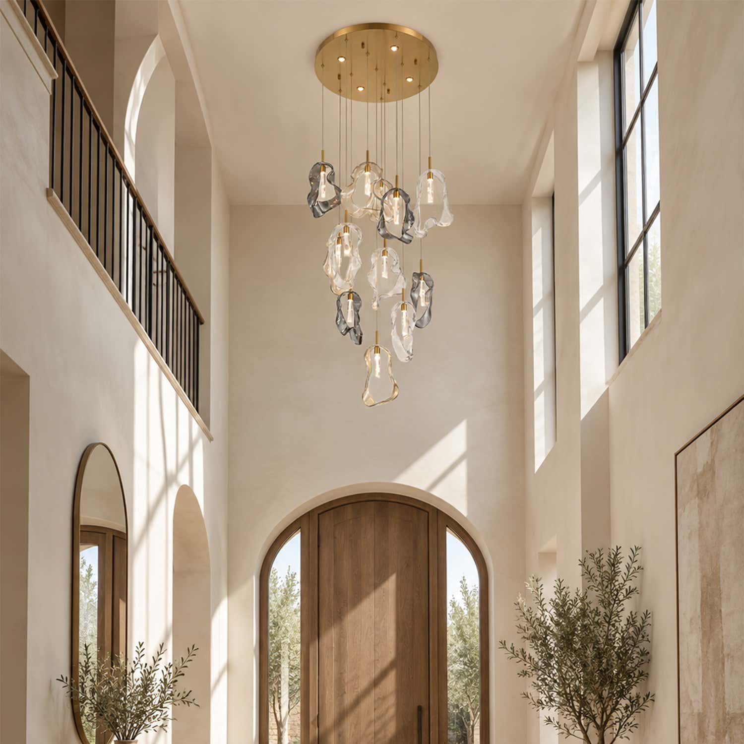 Norah 24" Wide Crystal Chandelier