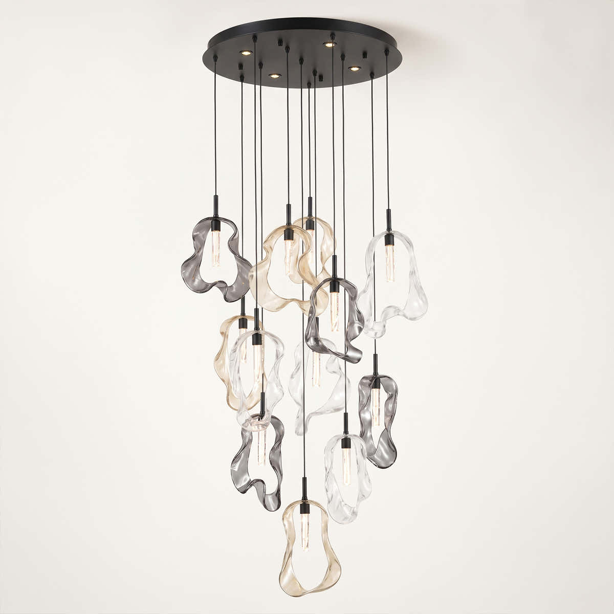 Norah 24" Wide Crystal Chandelier