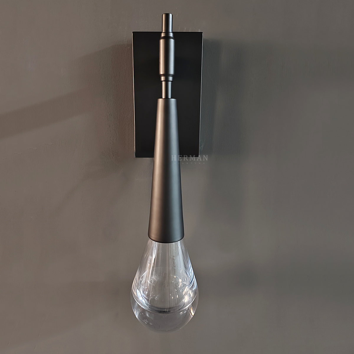 Rain Sconce for bathroom staircase