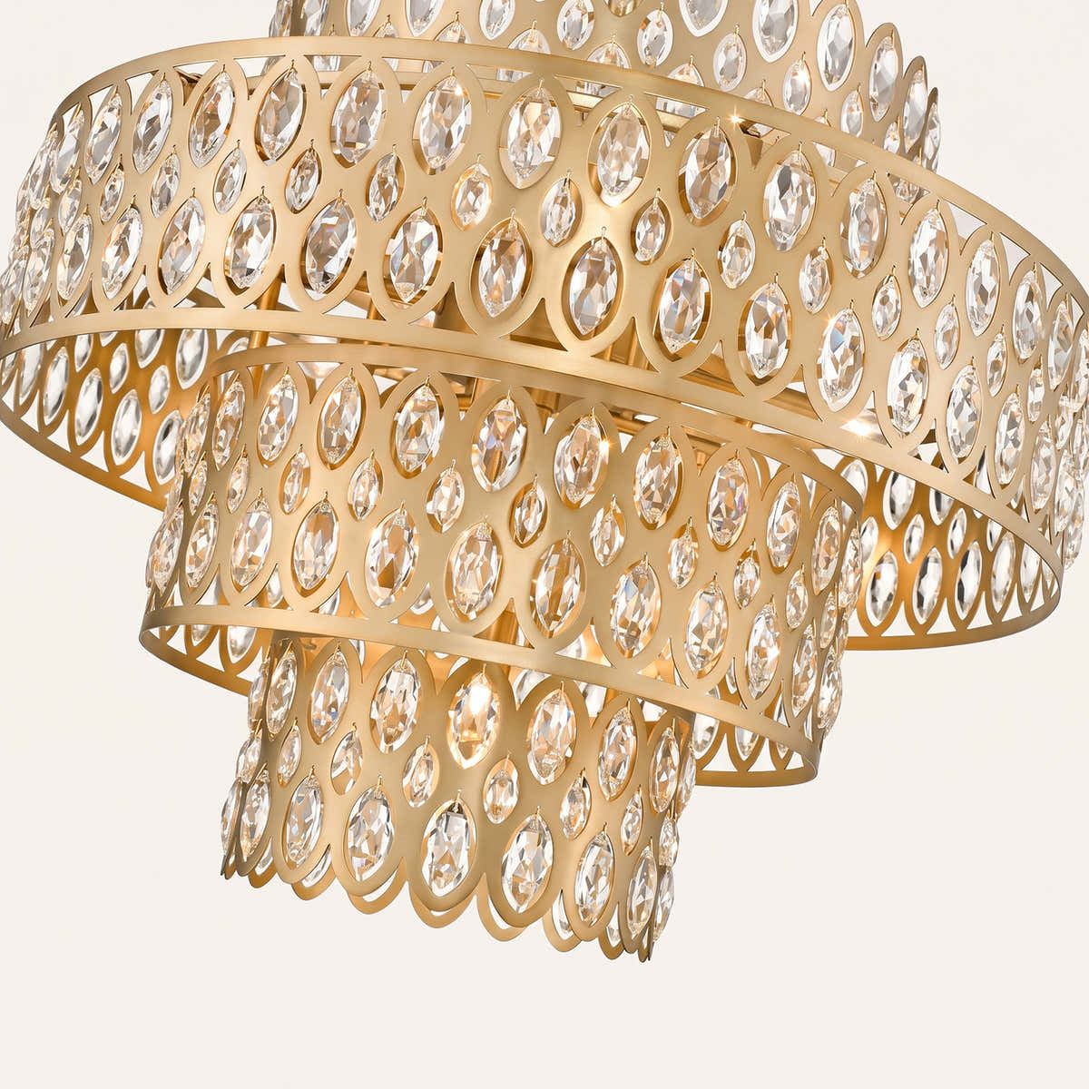 Deeley 13 Light 26" Wide Crystal Waterfall Chandelier
