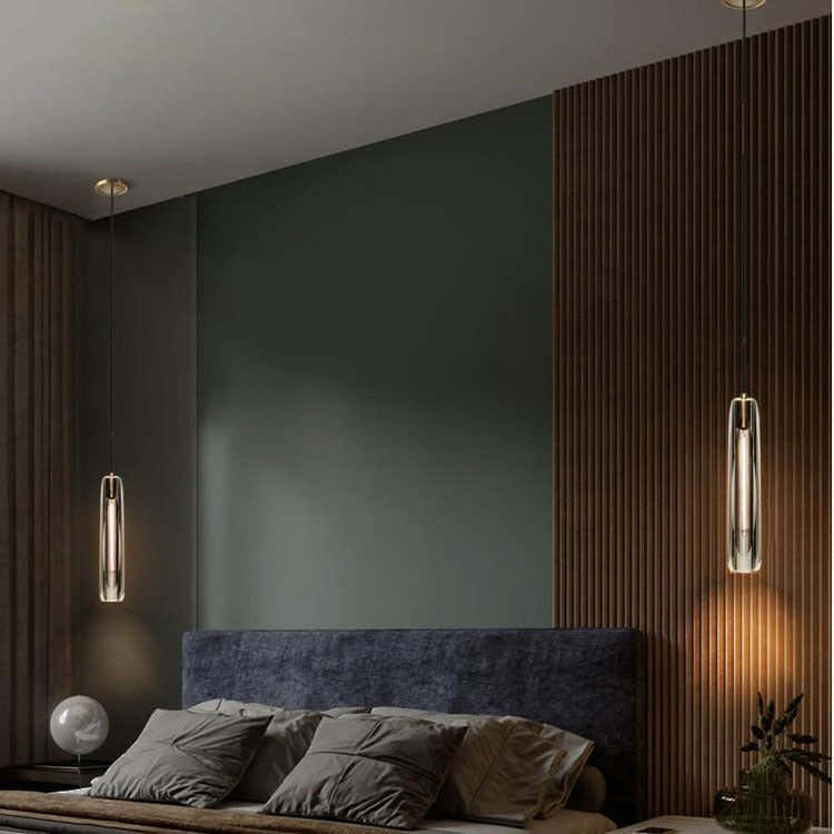 Cano Smoke Crystal Shade Pendant Light