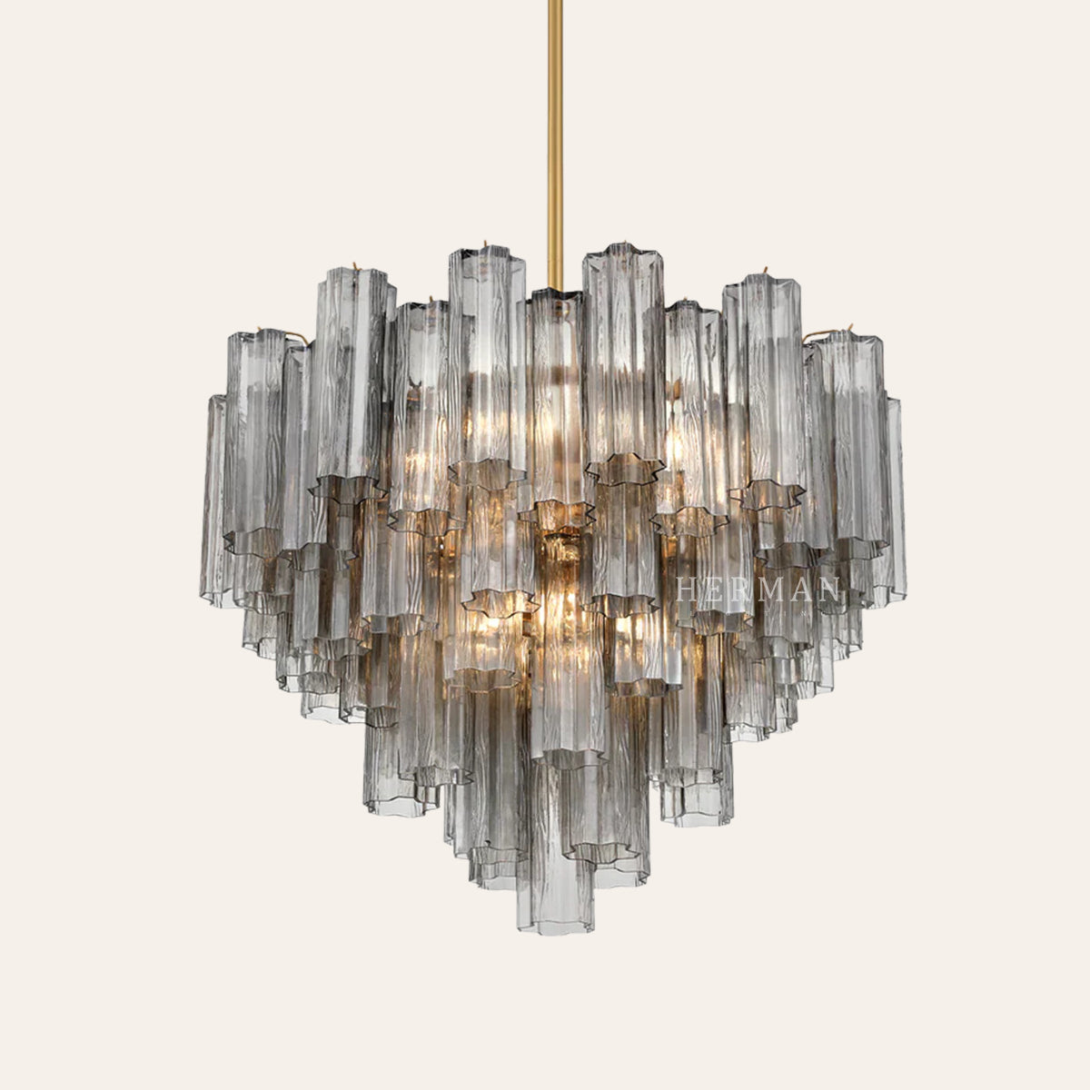 Addis Murano Glass Chandelier 17.8" 19.8" 22" 26.8" 32''D