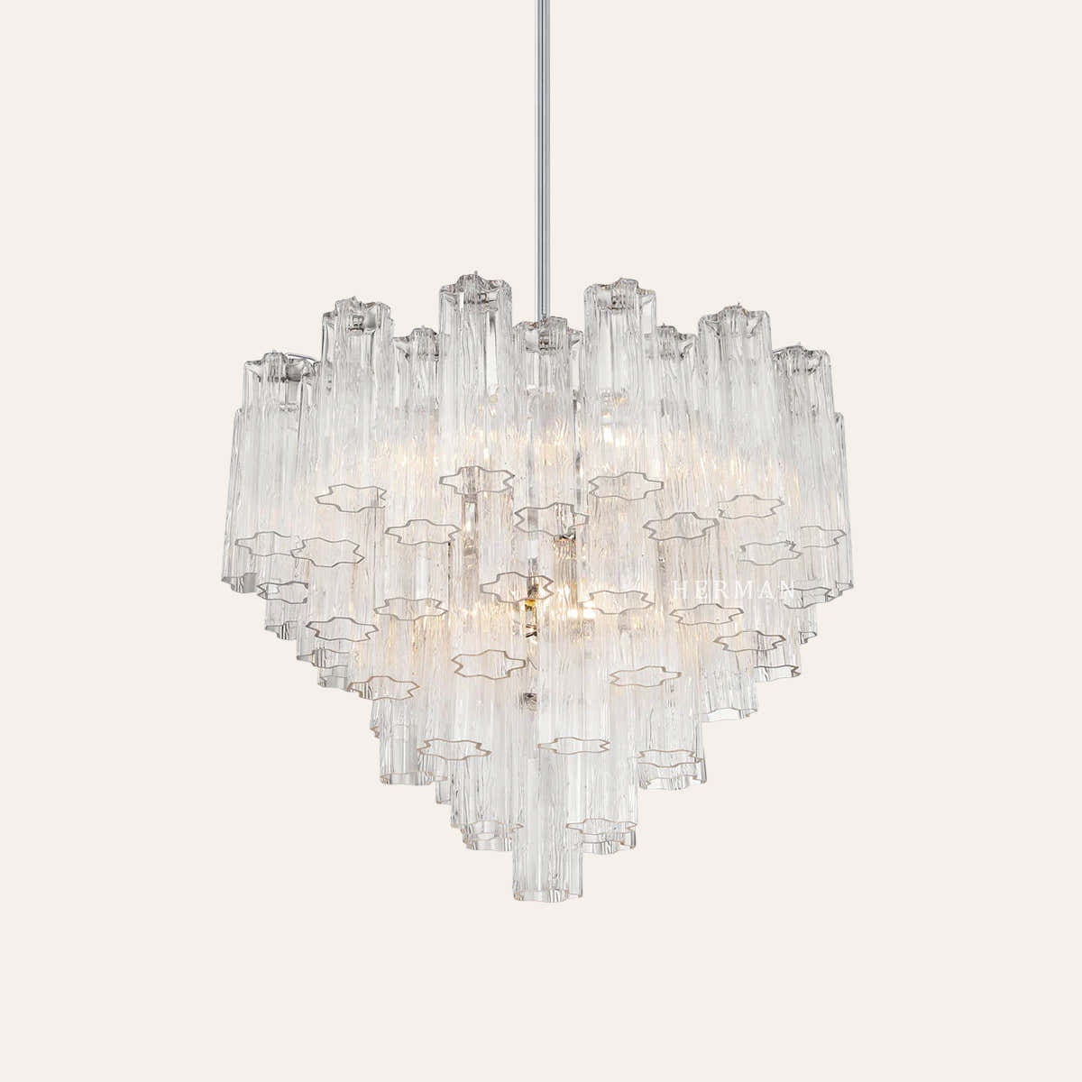 Addis Murano Glass Chandelier 17.8" 19.8" 22" 26.8" 32''D