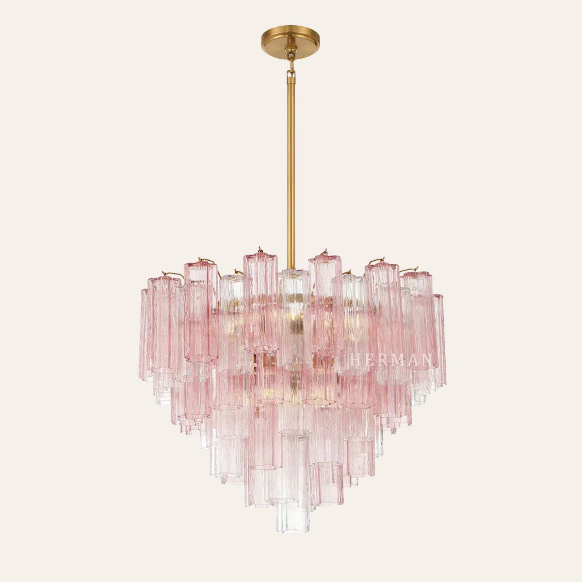 Addis Murano Glass Chandelier 17.8" 19.8" 22" 26.8" 32''D