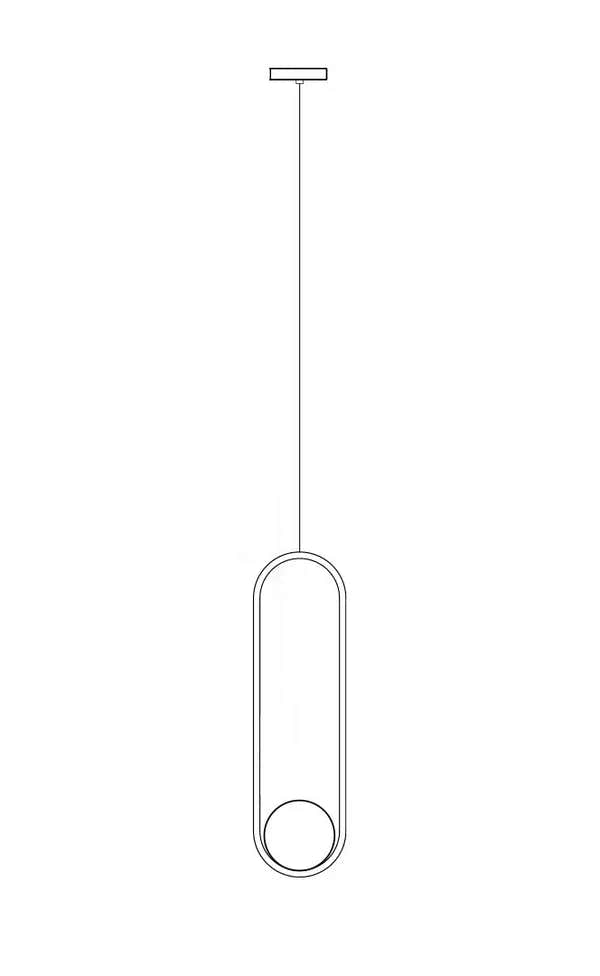 Luminous Modern LED Opal Glass Chandelier
