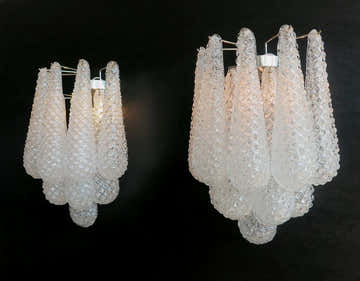 Murano – Wall light – Drop – Transparent