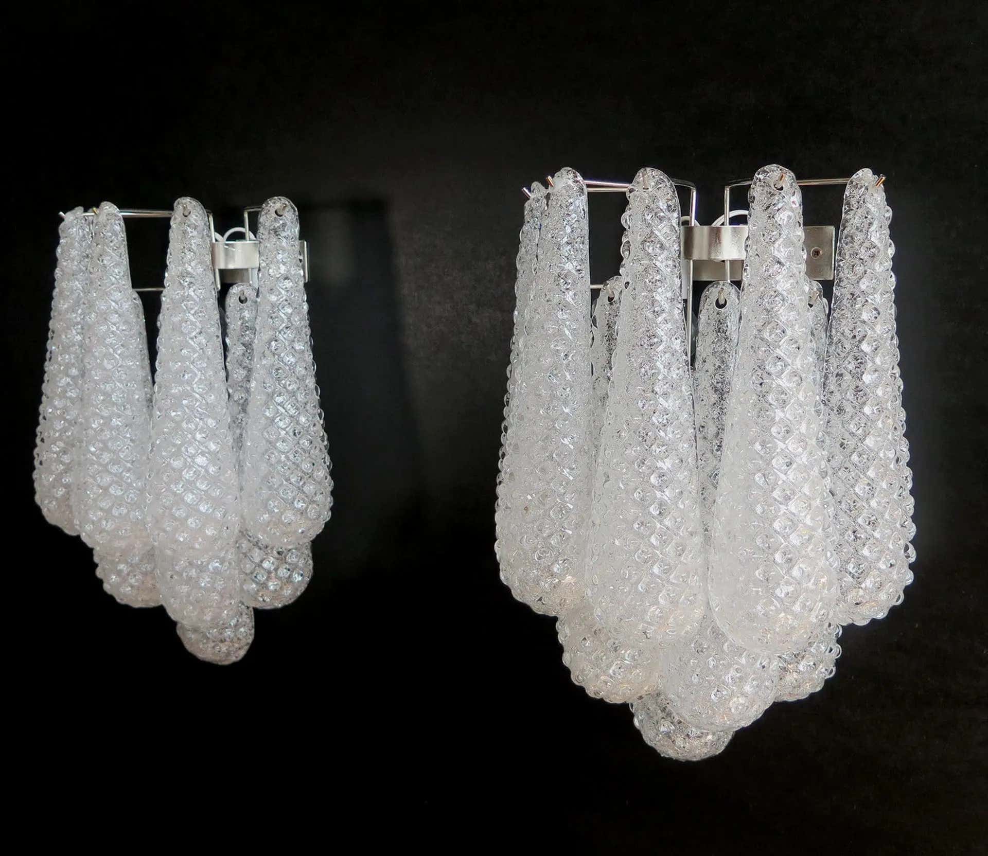 Murano – Wall light – Drop – Transparent