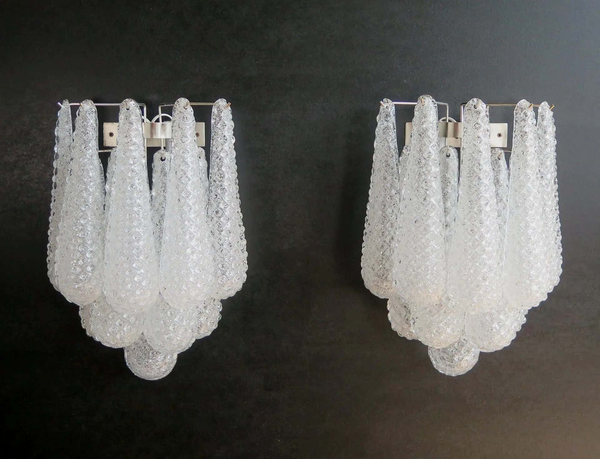 Murano – Wall light – Drop – Transparent