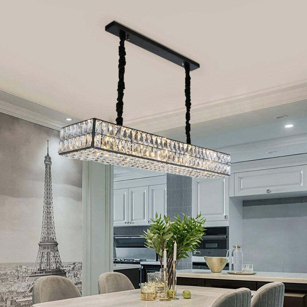 Mariano Kitchen Island Modern Crystal Chandelier
