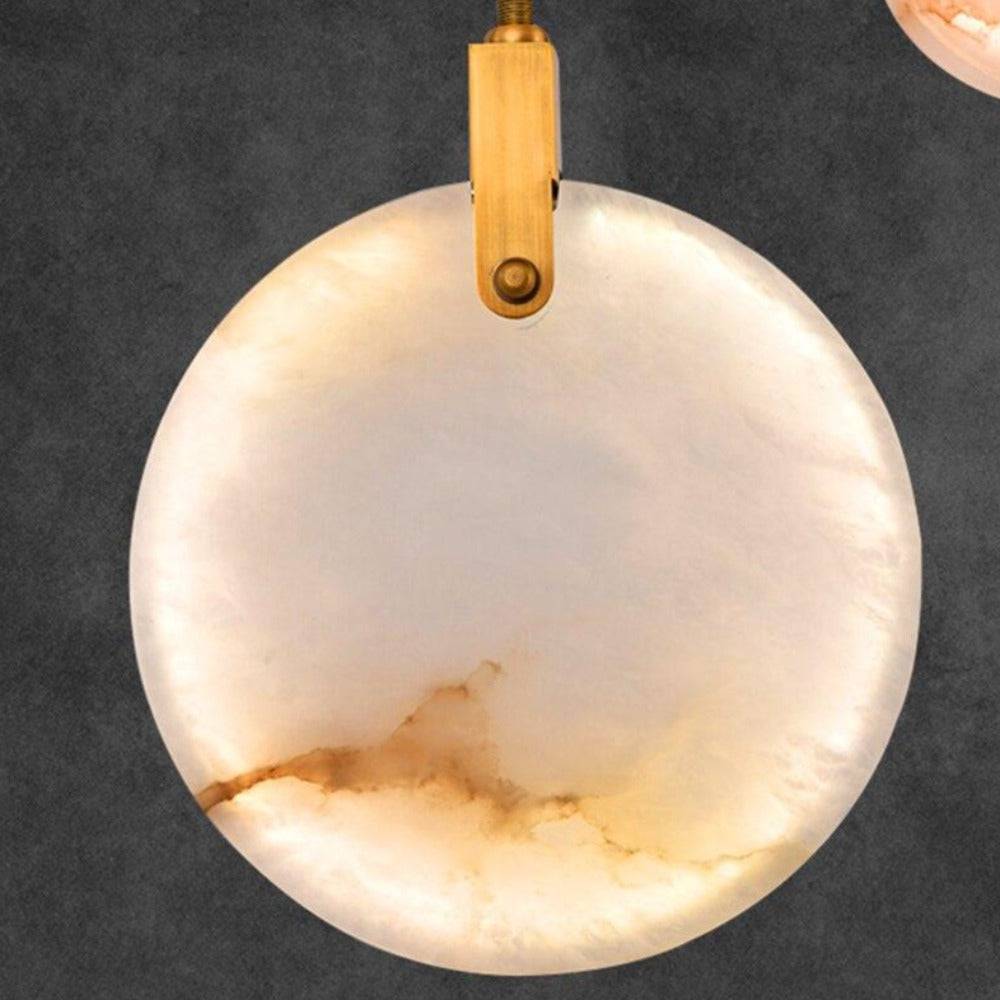 Moon Shade Lorry  Natural Marble Pendant Light