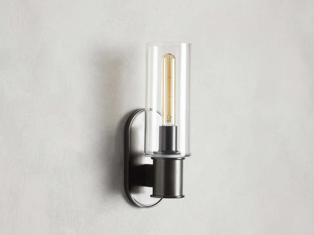 Harrlin Sconce in Clear Bronze