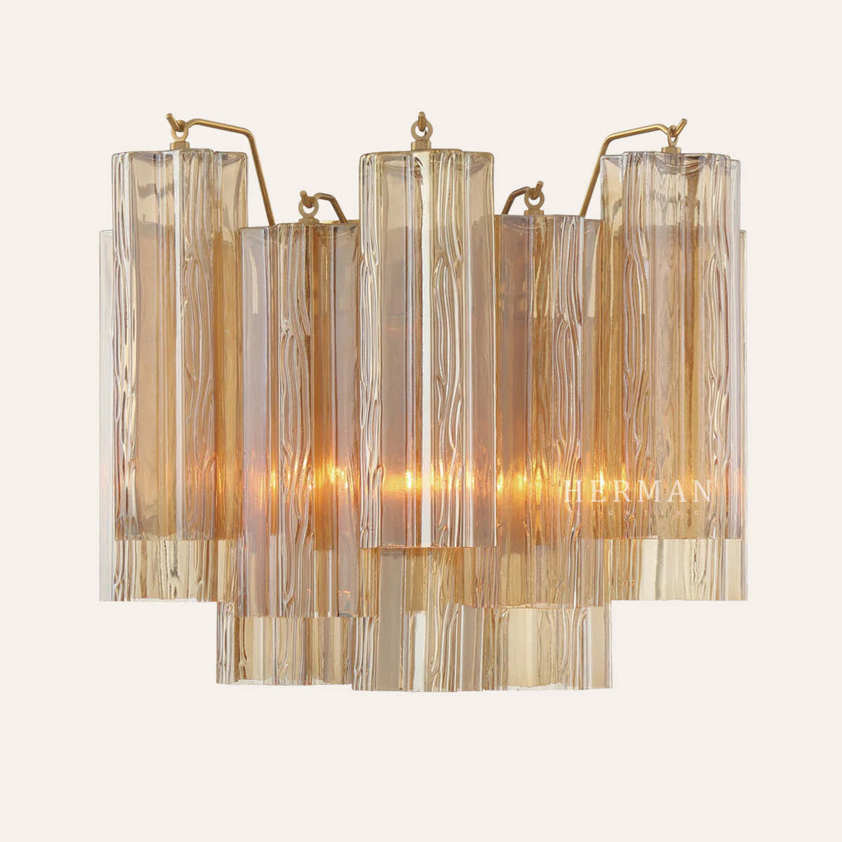 Addis Murano Glass Wall Light 14''W