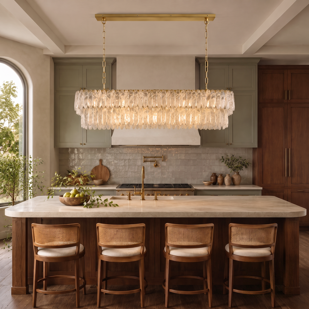 Verna Linear Chandelier 56" L