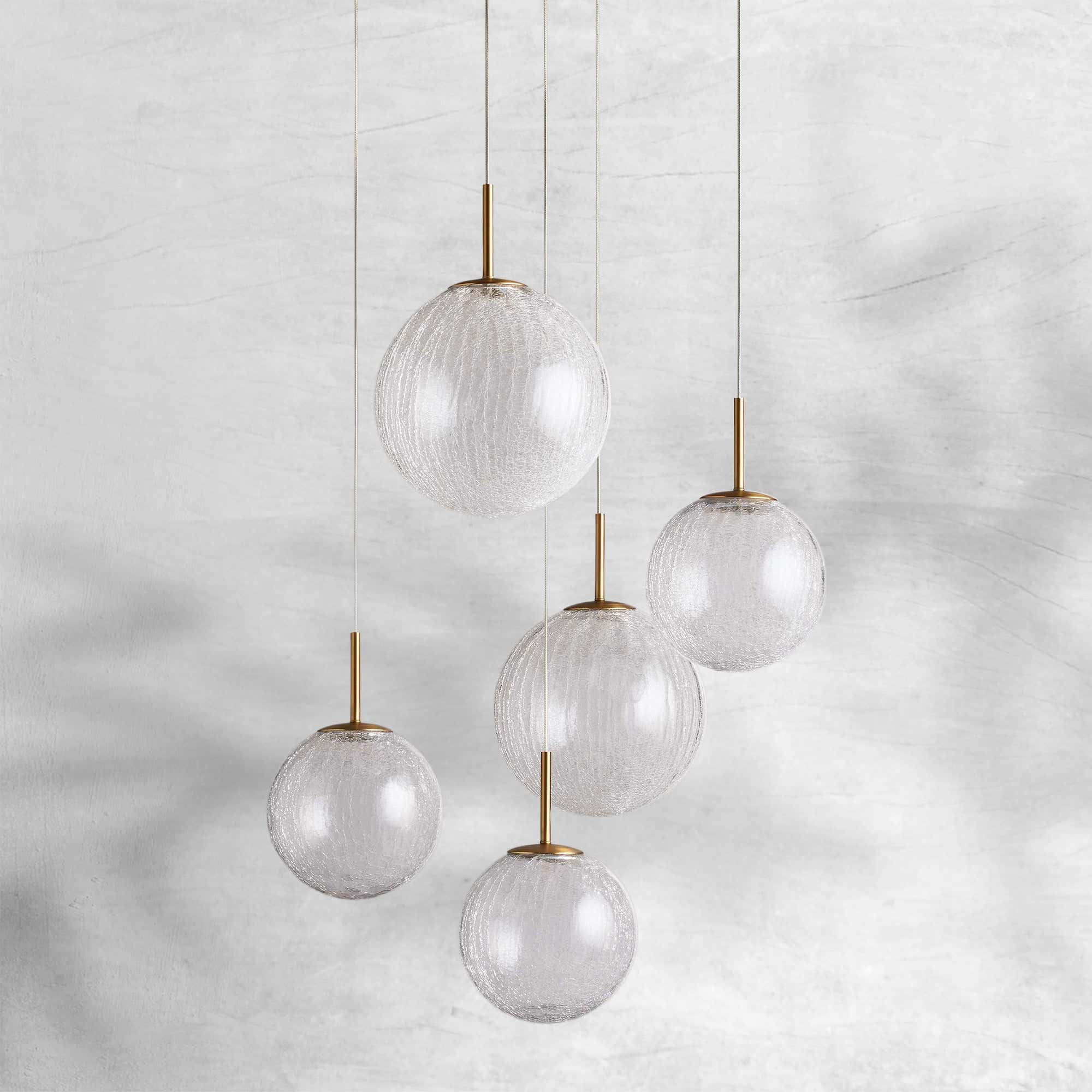 Casen Glass Round Chandelier 20"28"34"43"