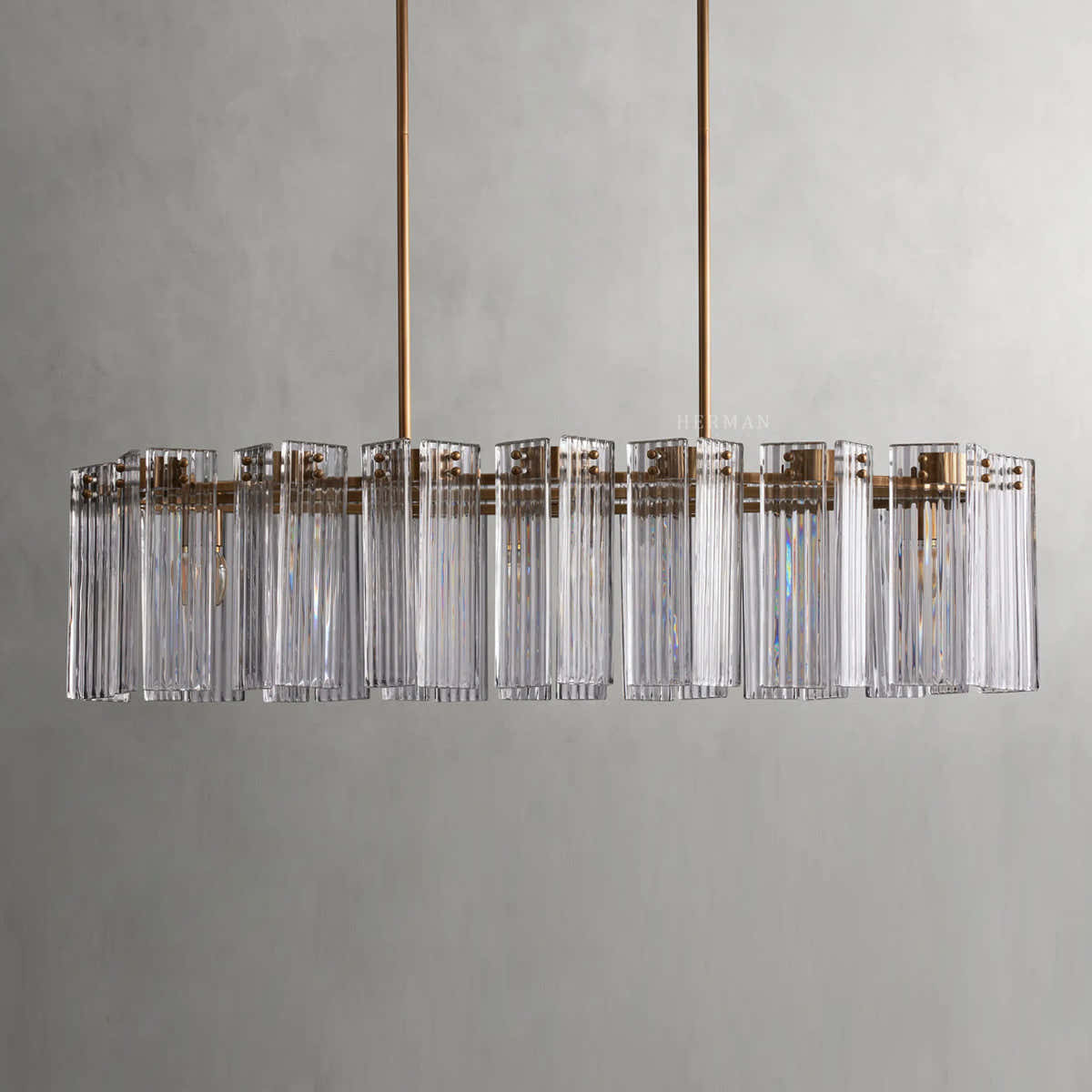 Delsie Oval 51" Chandelier