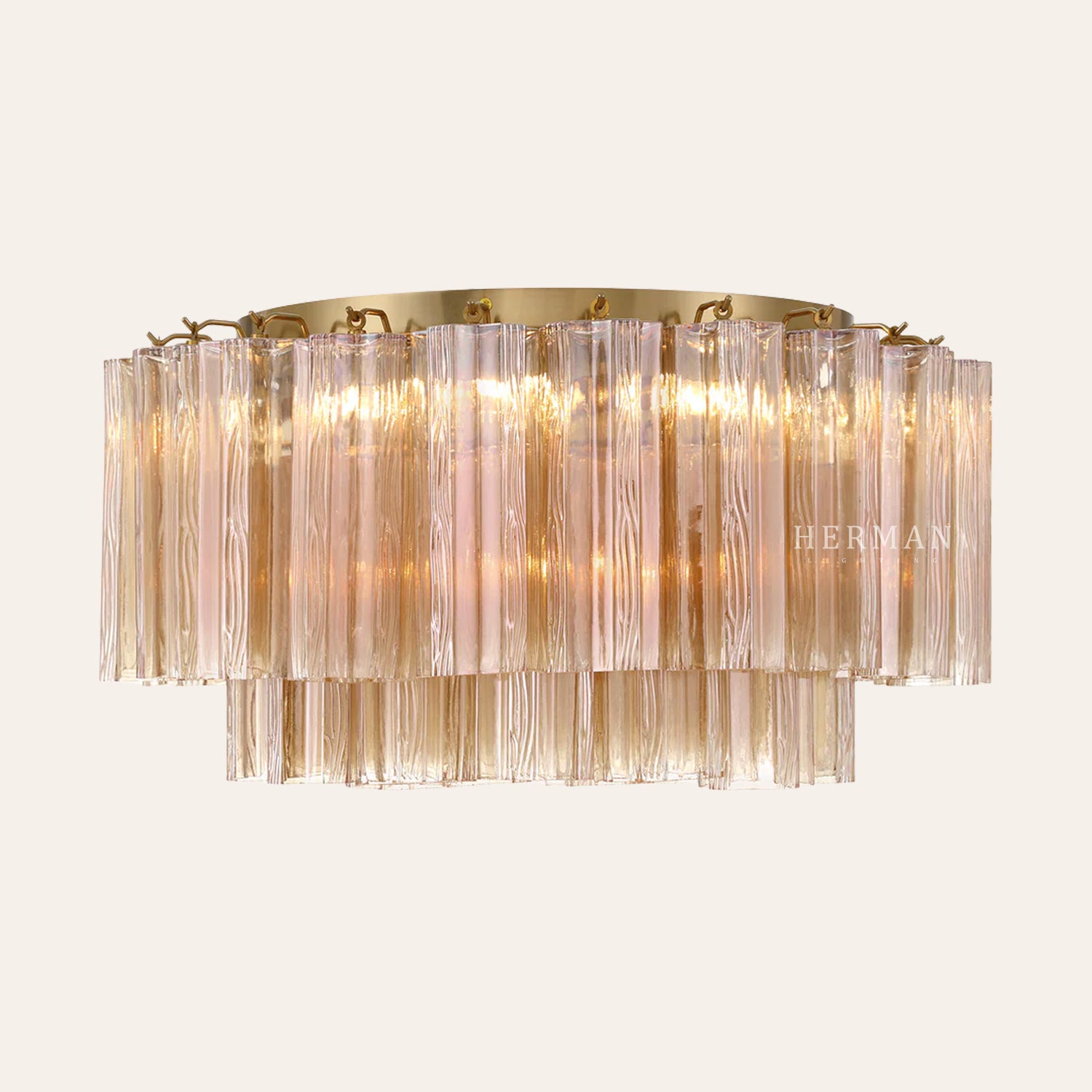 Addis Murano Glass Flushmount 22"/32"