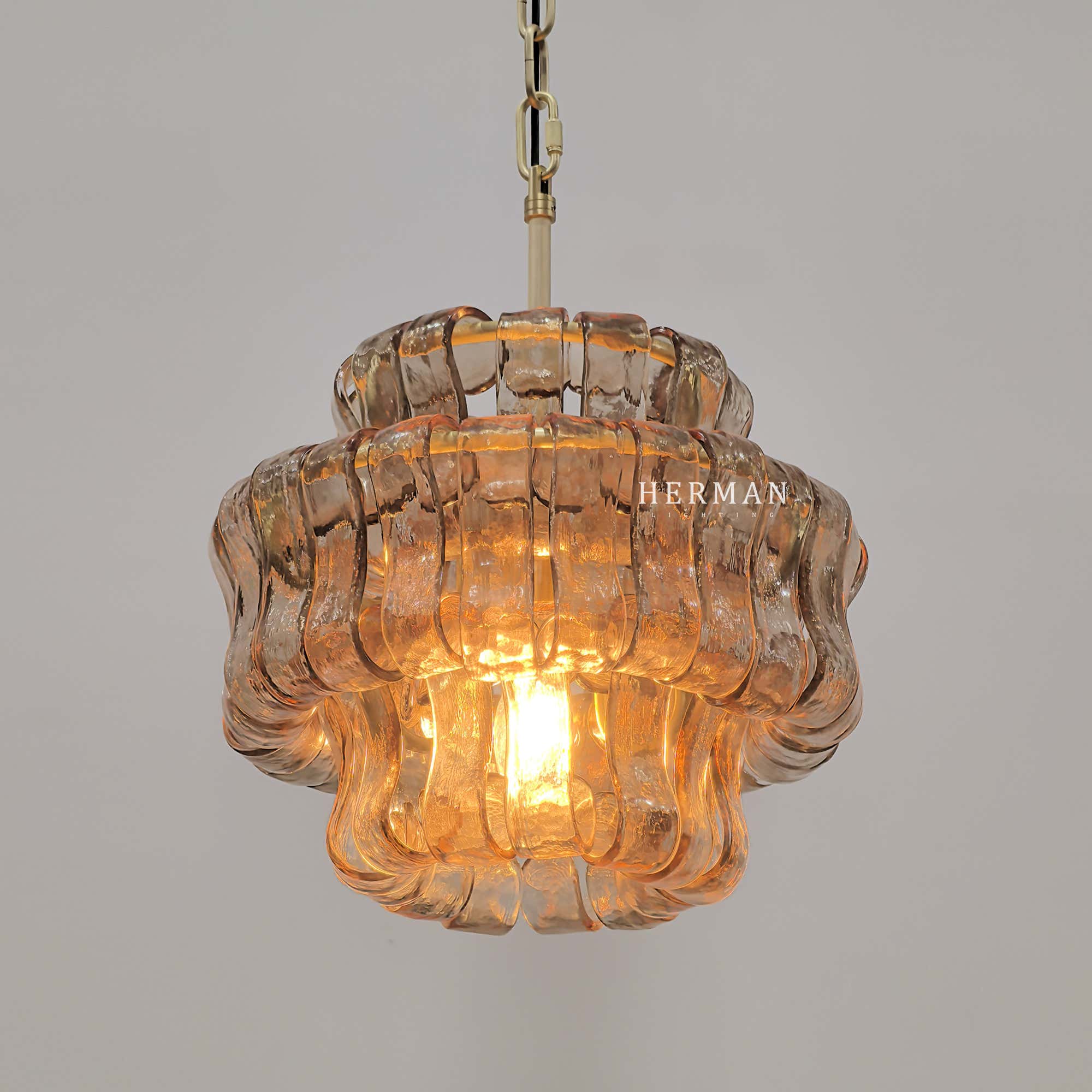 Amor Ghiaccio Glass Pendant Light