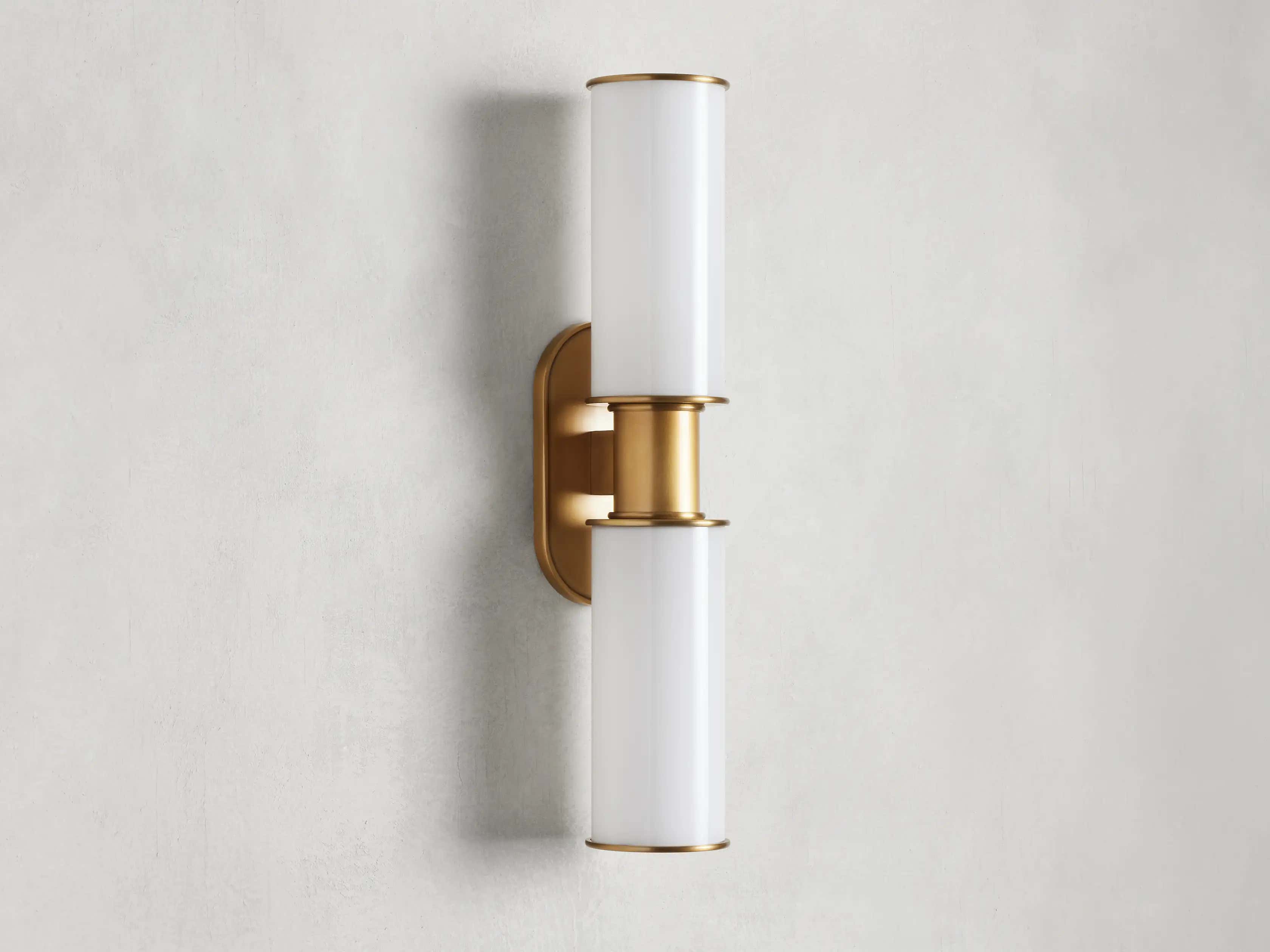 Harrlin Double Sconce in Milk