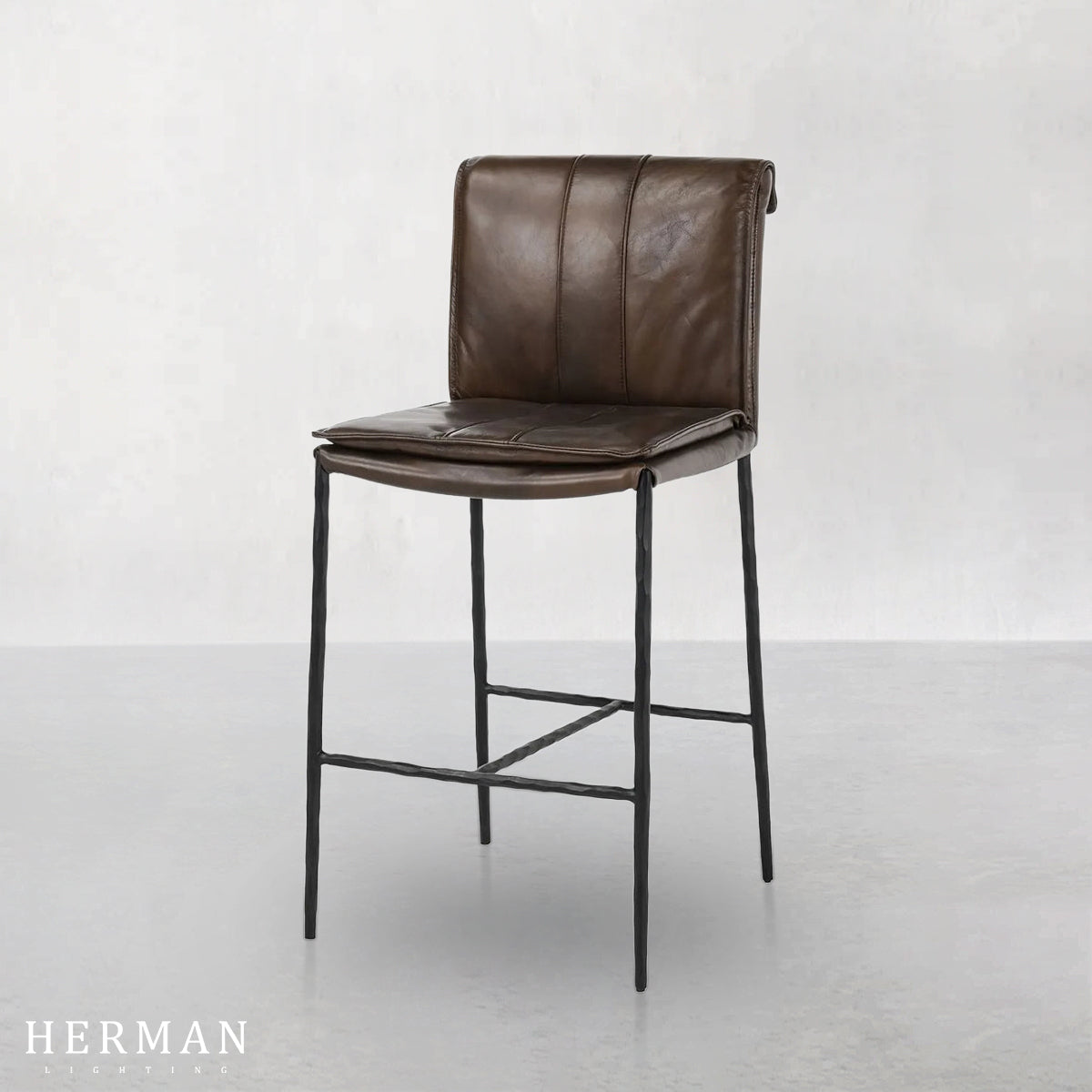 Eugina Leather Stool