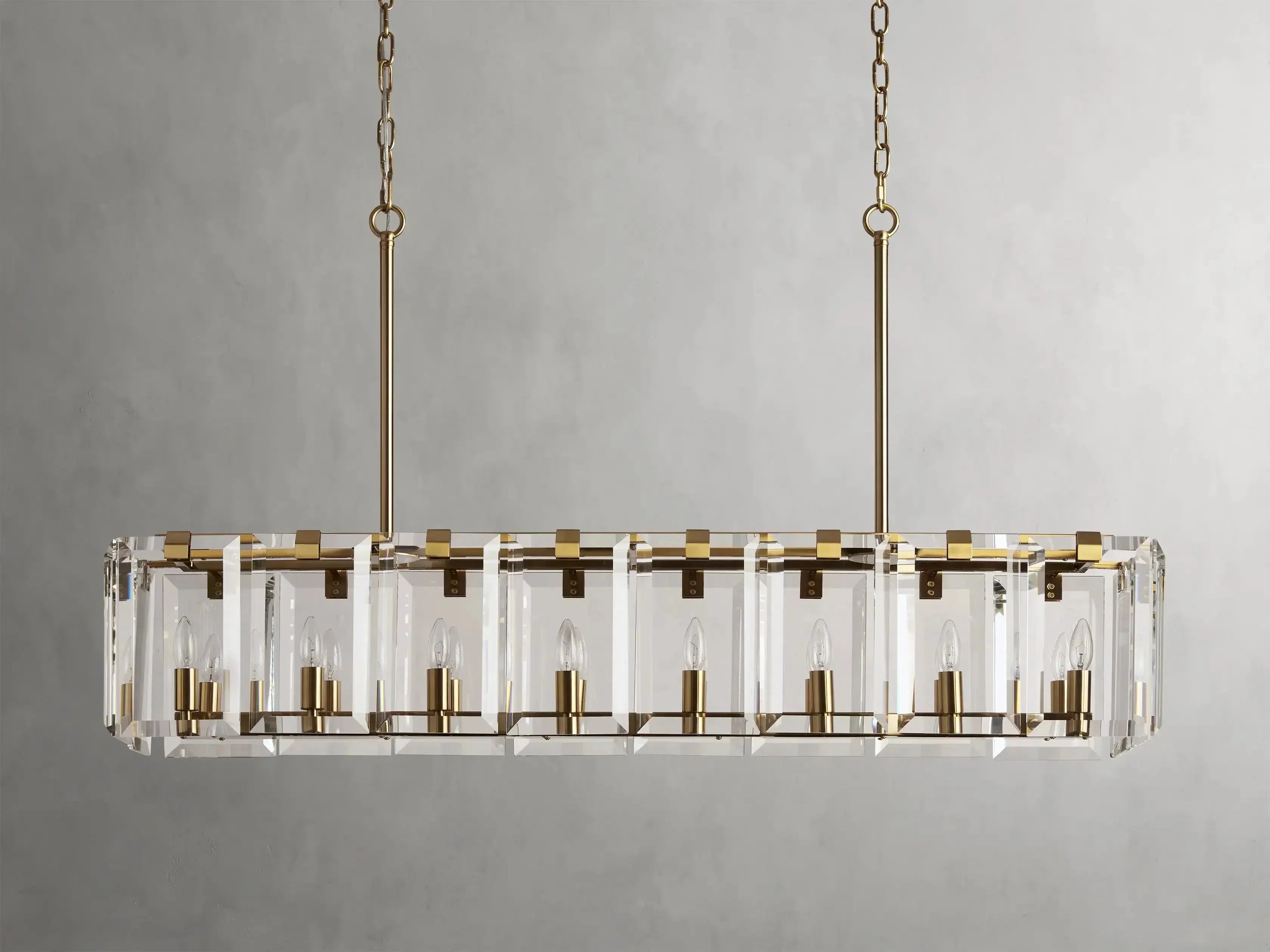 Amaya Rectangular Chandelier 40'' 53''