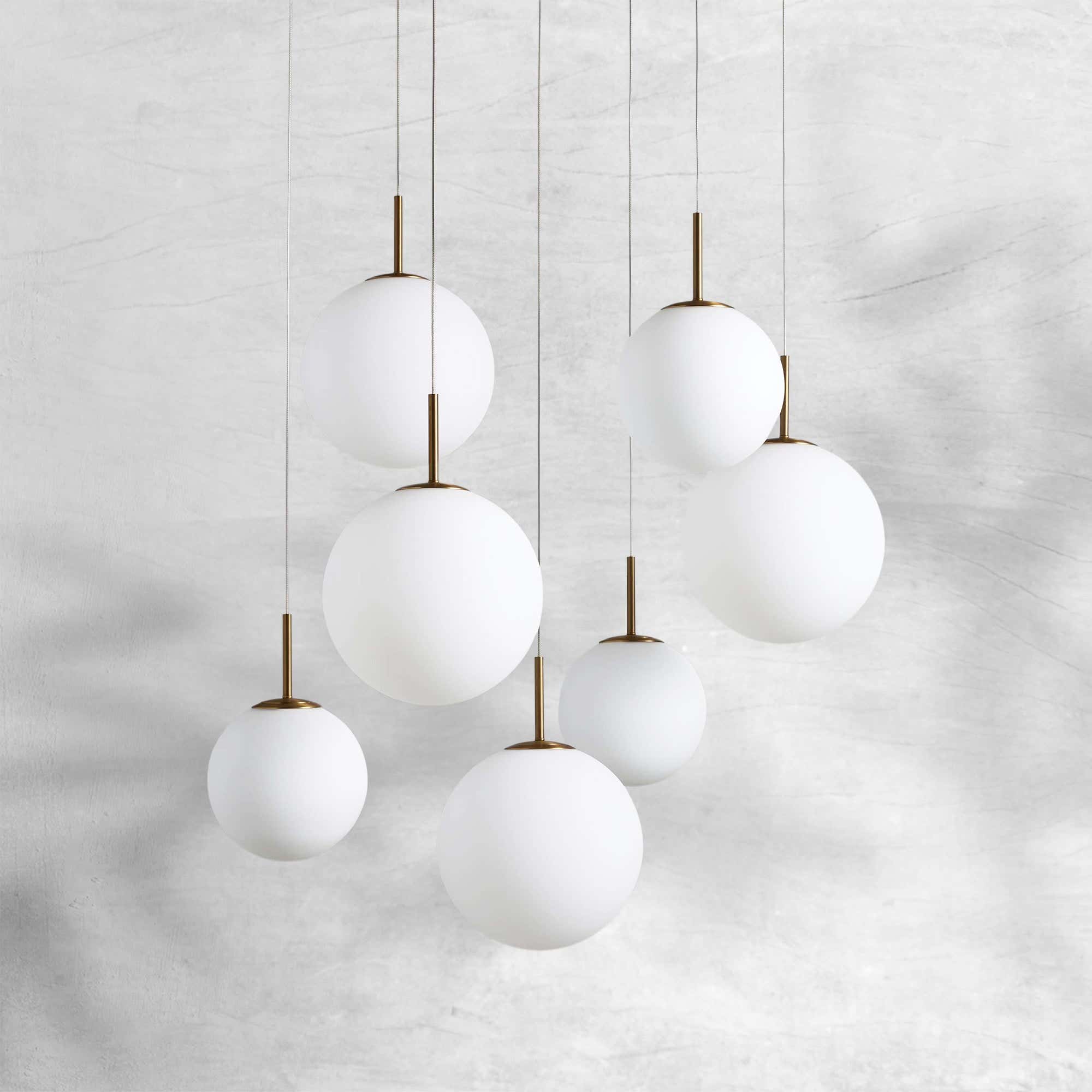 Casen Glass Round Chandelier 20"28"34"43"