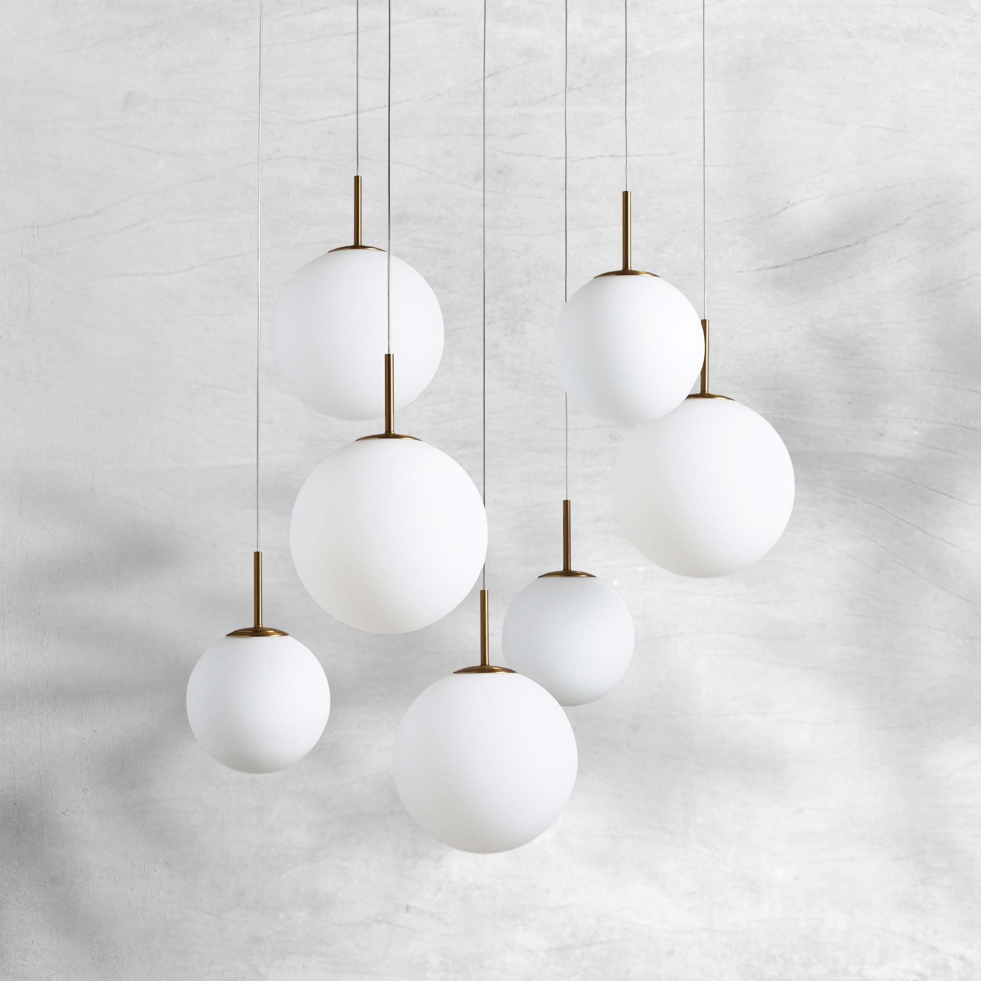 Casen Glass Round Chandelier 20"28"34"43"