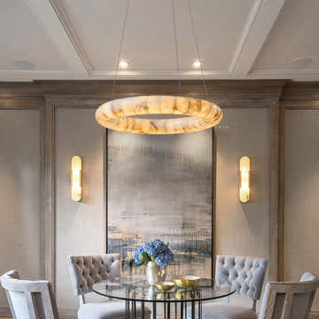 Karen Alabaster Ring Chandelier
