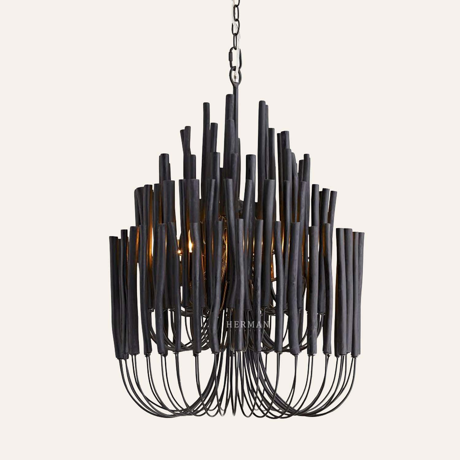 Tilda Alabaster Chandelier  21" 36"