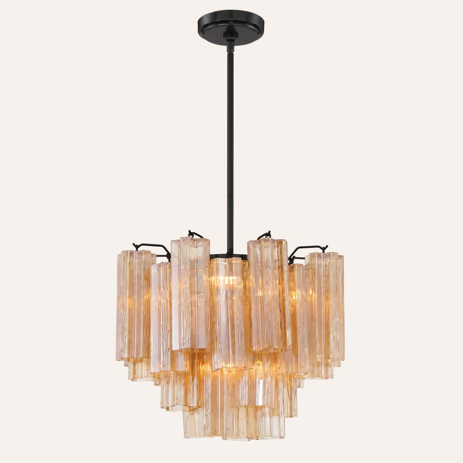 Addis Murano Glass Chandelier 17.8" 19.8" 22" 26.8" 32''D