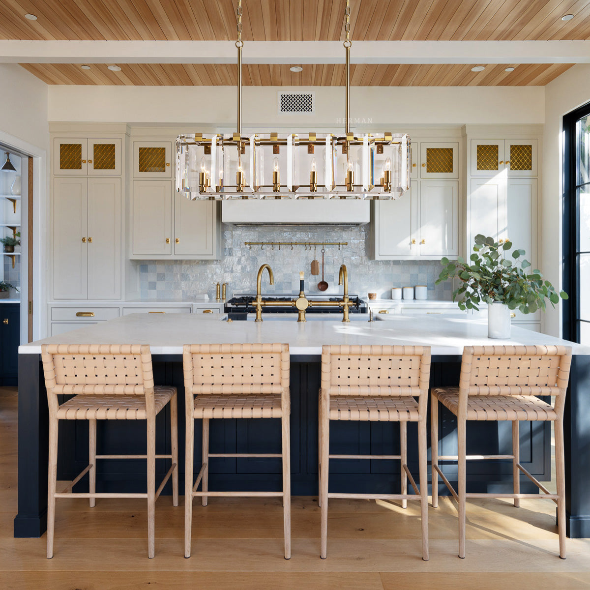 Amaya Rectangular Chandelier 40'' 53''