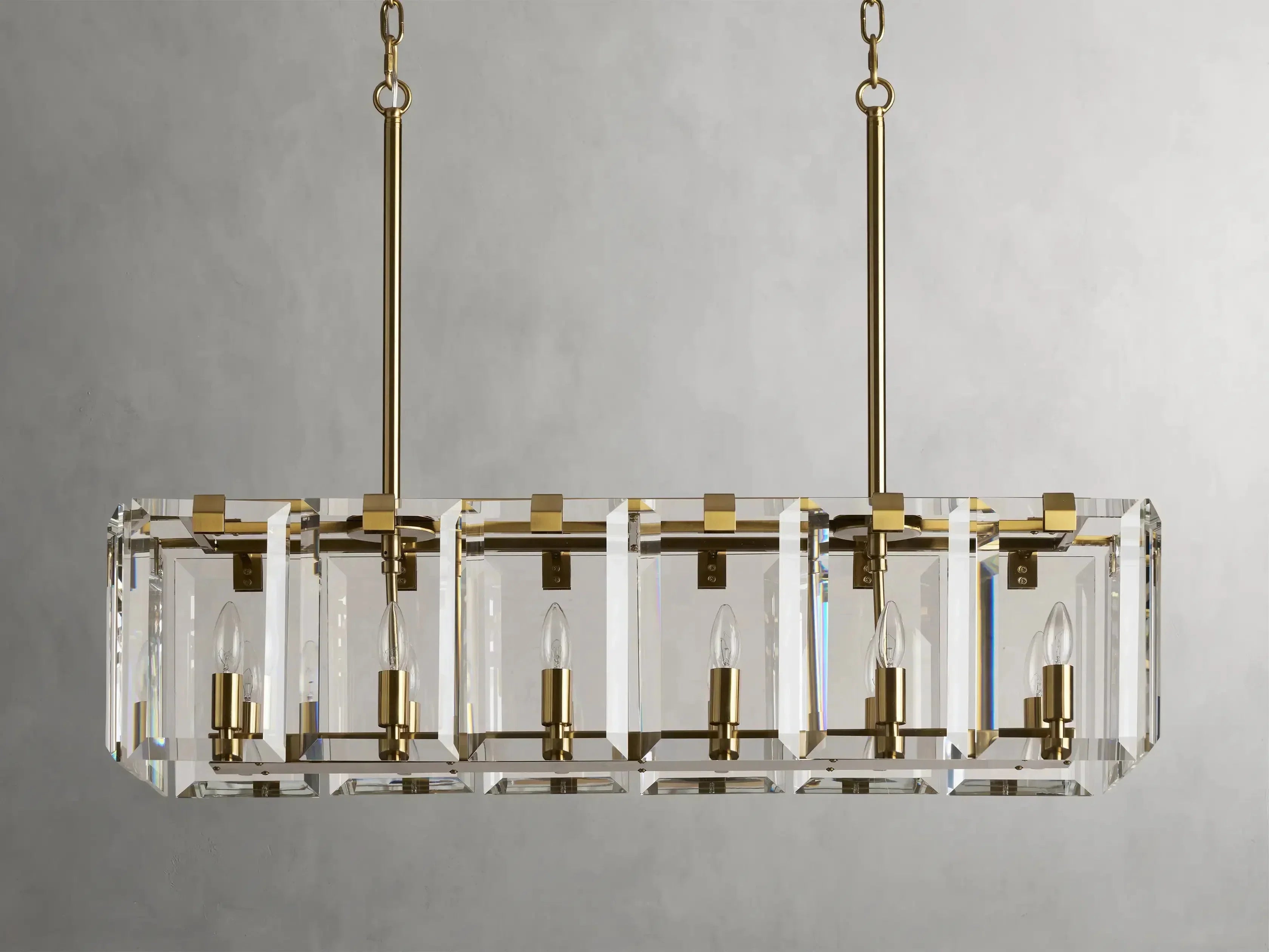 Amaya Rectangular Chandelier 40'' 53''