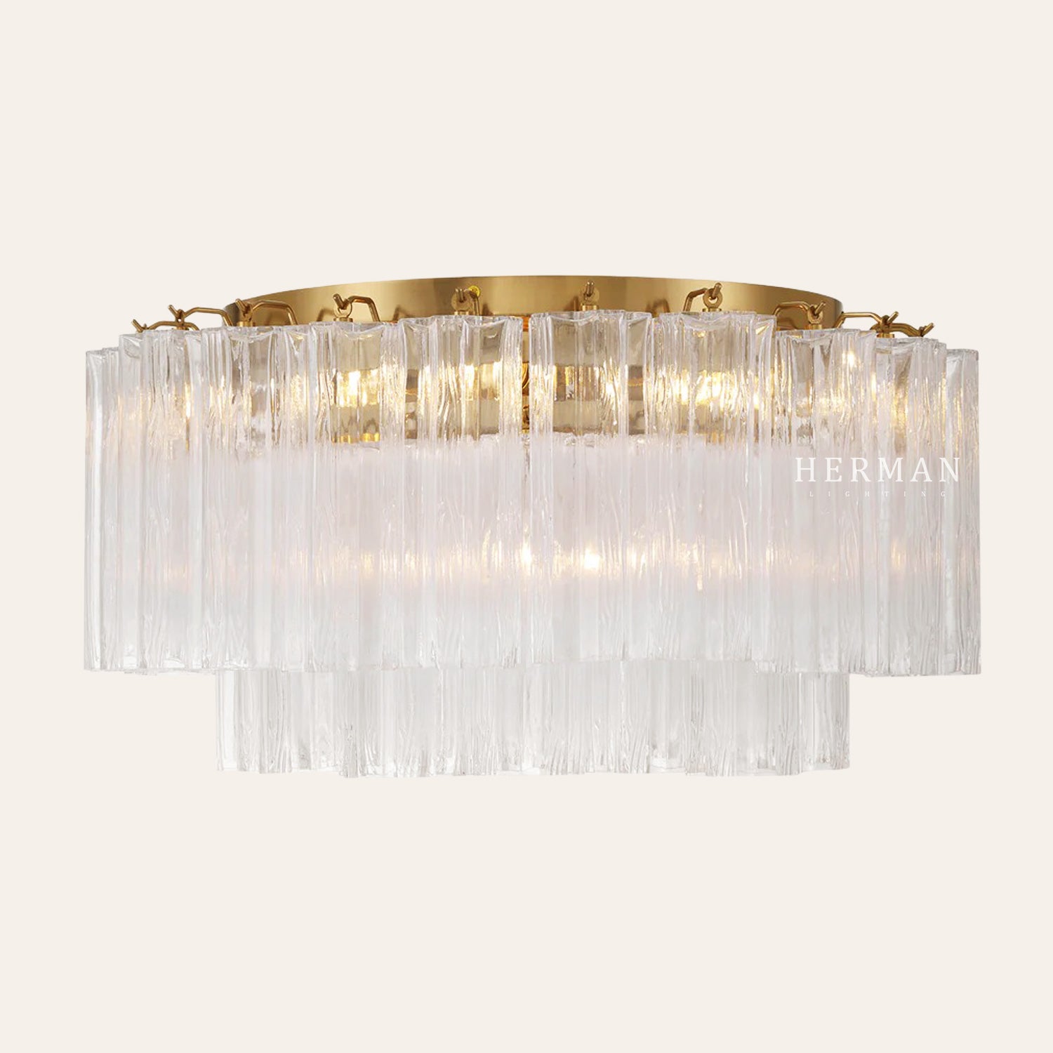 Addis Murano Glass Flushmount 22"/32"