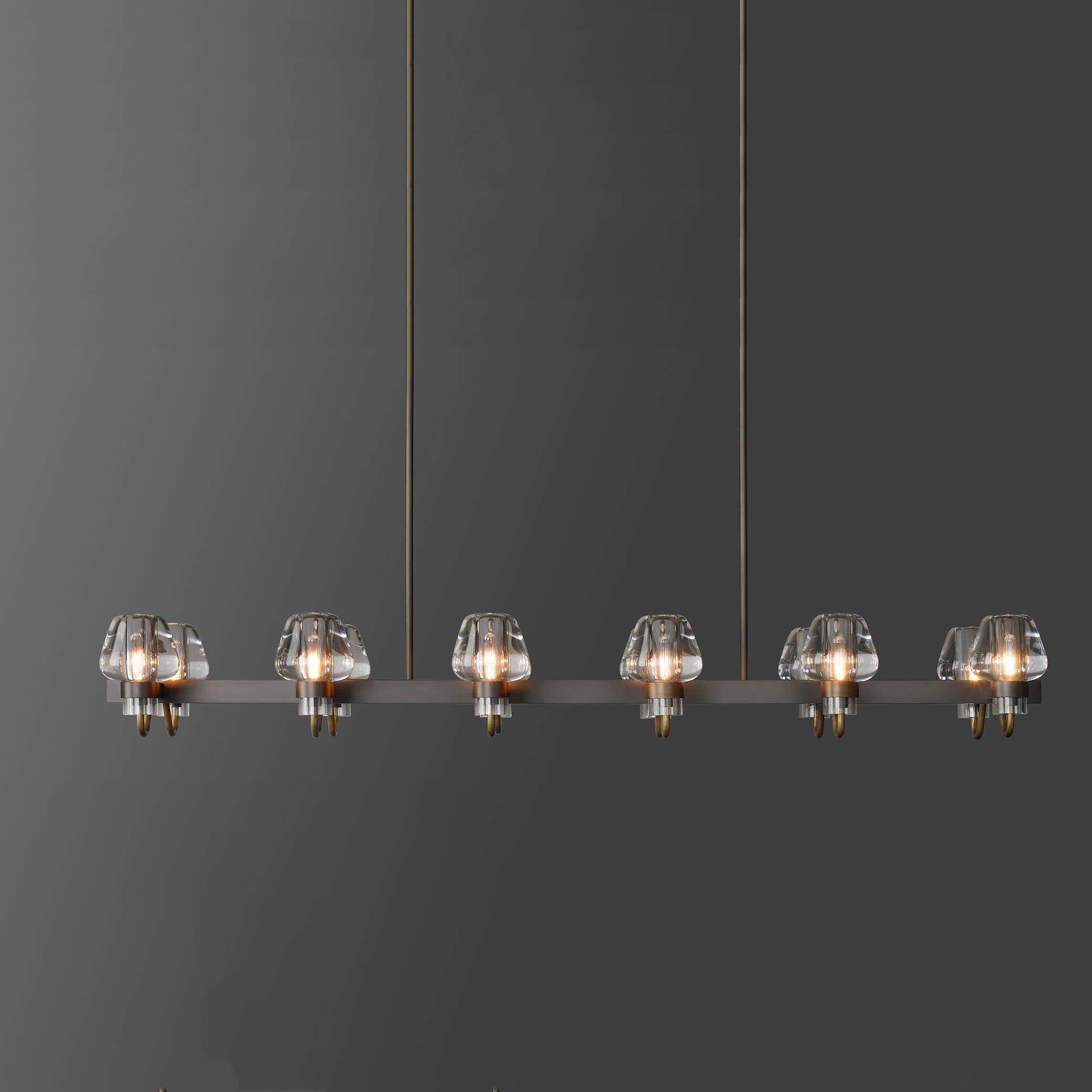 Letitia Linear Crystal  Chandelier