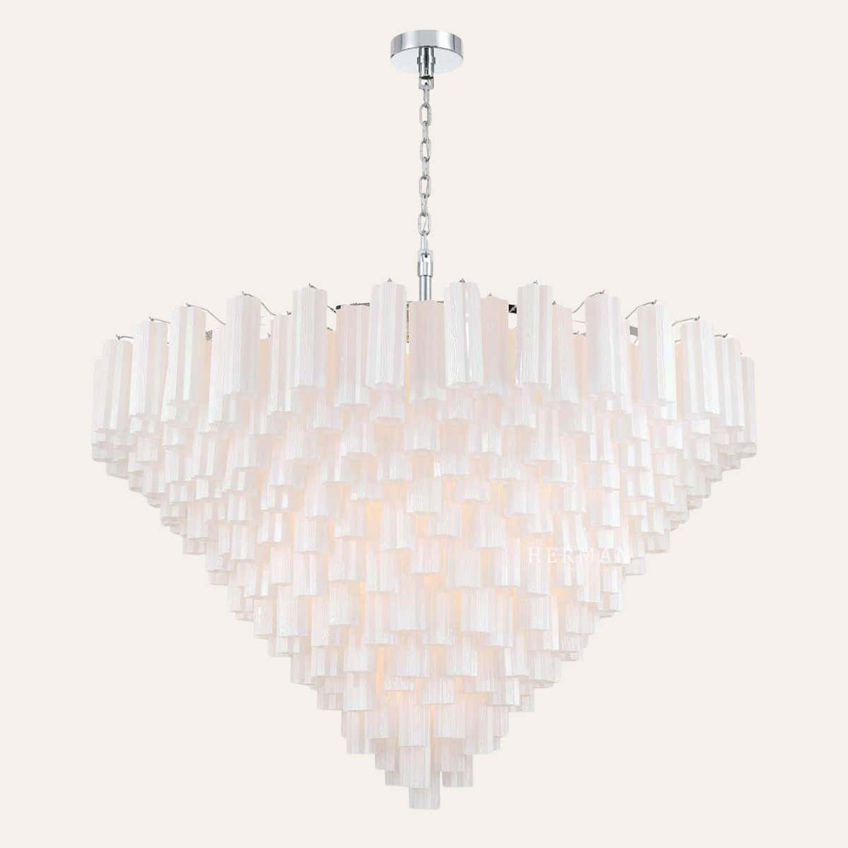 Addis Murano Glass 40 Light Chandelier 62" W