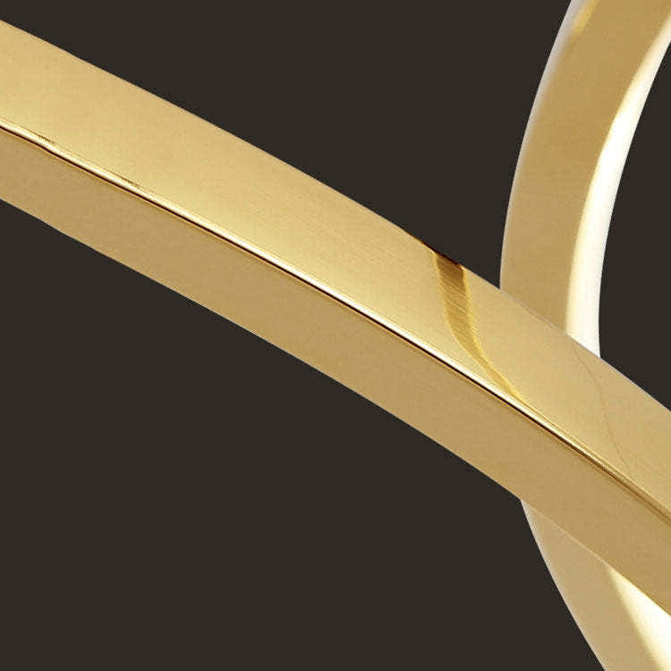Modern Gold Multi Rings Chandelier