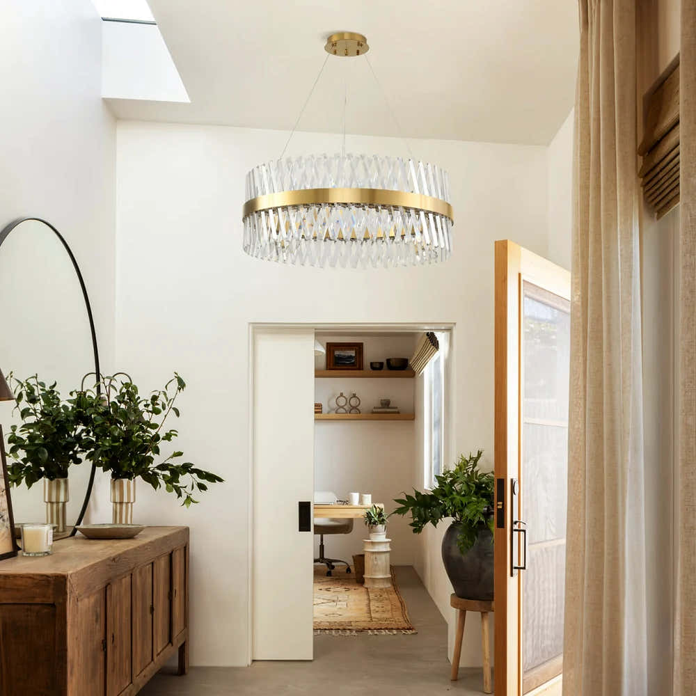 $2500+ Purchase Gift | Luxury Round Chandelier 23.6“