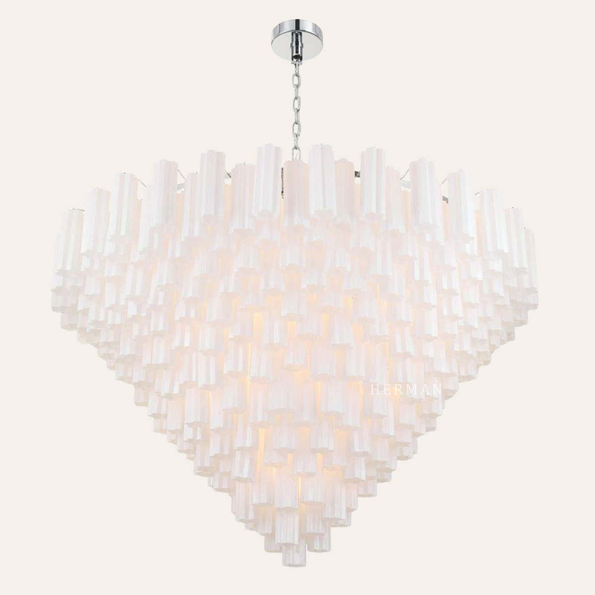 Addis Murano Glass 40 Light Chandelier 62" W