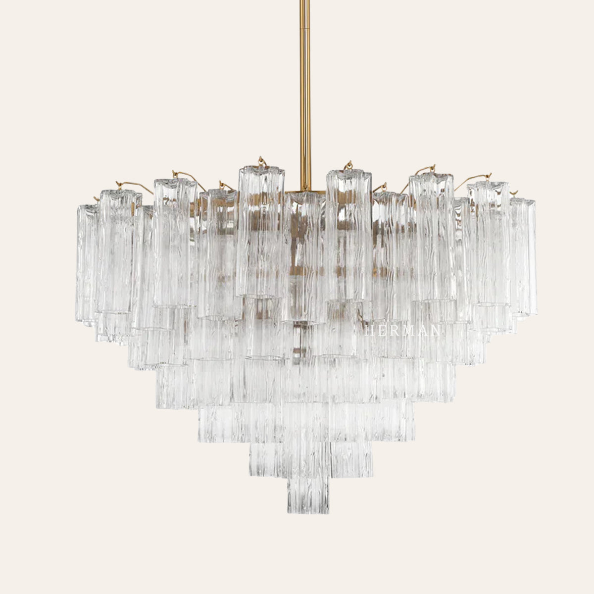 Addis Murano Glass Chandelier 17.8" 19.8" 22" 26.8" 32''D