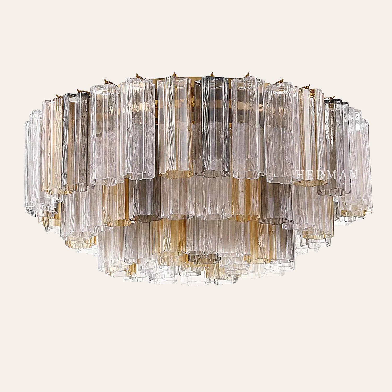 Addis Murano Glass Flushmount 22"/32"