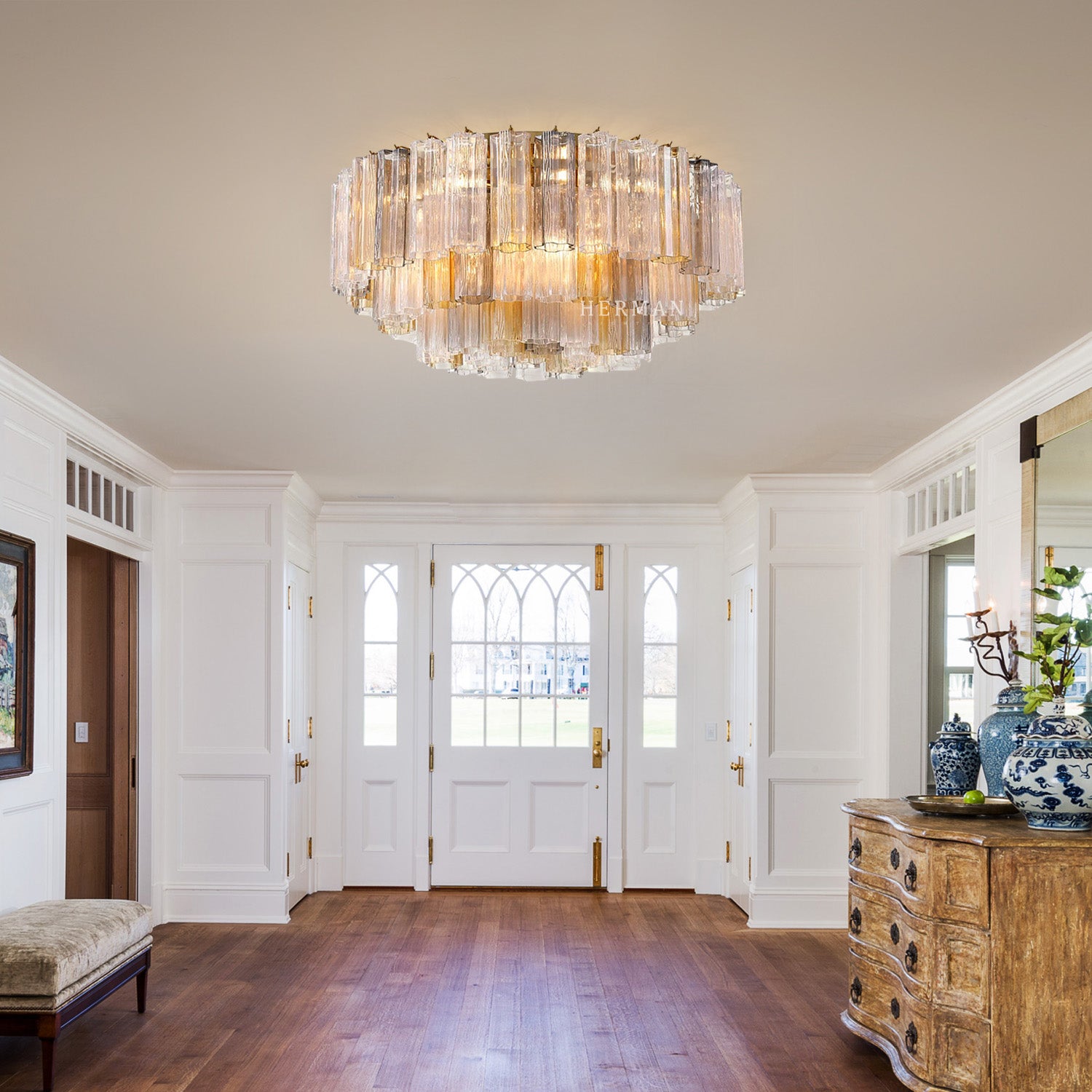 Addis Murano Glass Flushmount 22"/32"