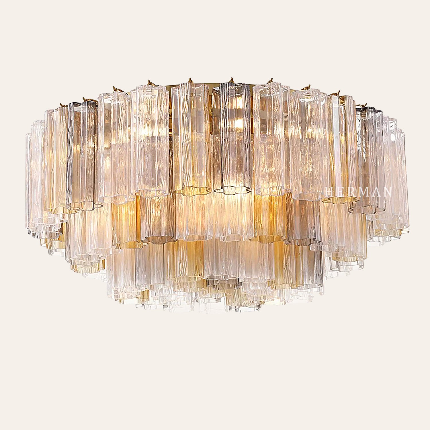 Addis Murano Glass Flushmount 22"/32"