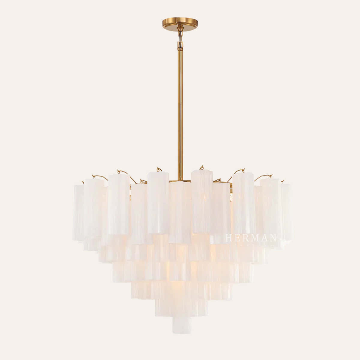 Addis Murano Glass Chandelier 17.8" 19.8" 22" 26.8" 32''D