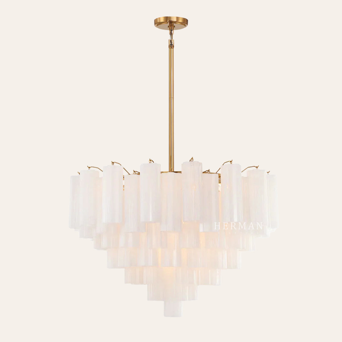 Addis Murano Glass Chandelier 17.8" 19.8" 22" 26.8" 32''D