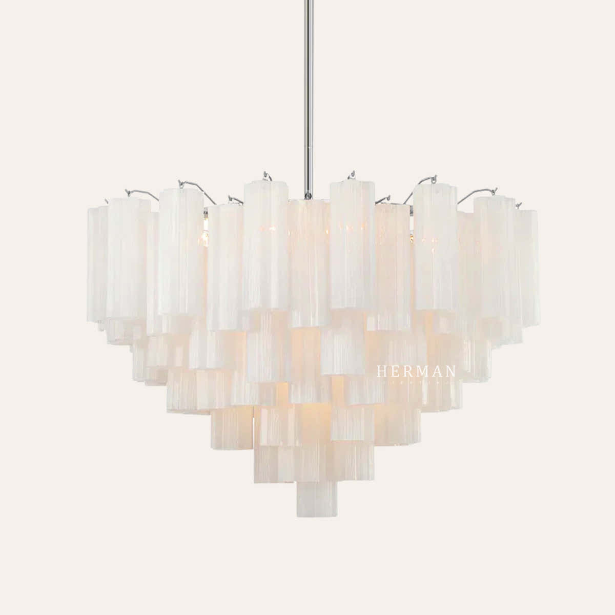 Addis Murano Glass Chandelier 17.8" 19.8" 22" 26.8" 32''D