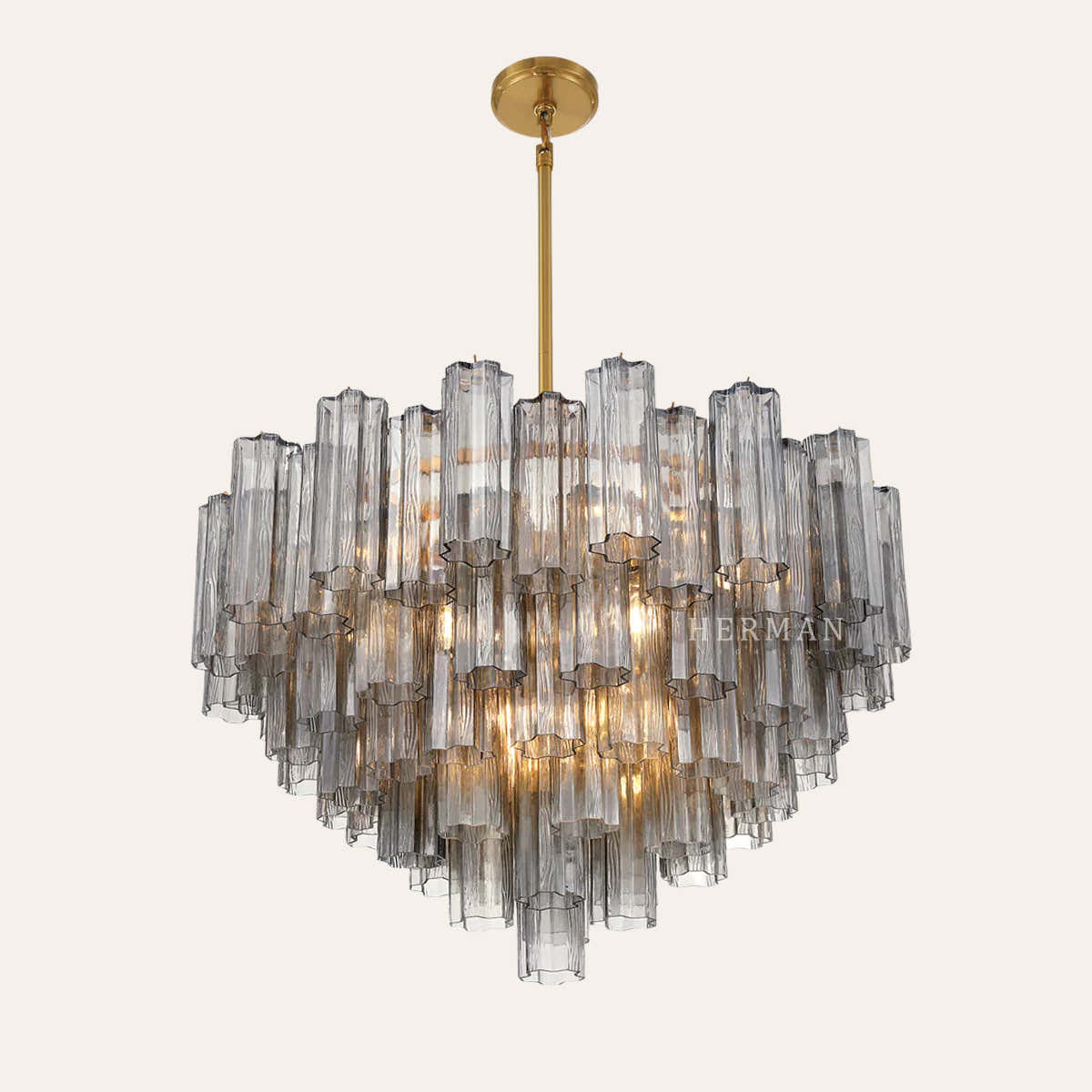 Addis Murano Glass Chandelier 17.8" 19.8" 22" 26.8" 32''D