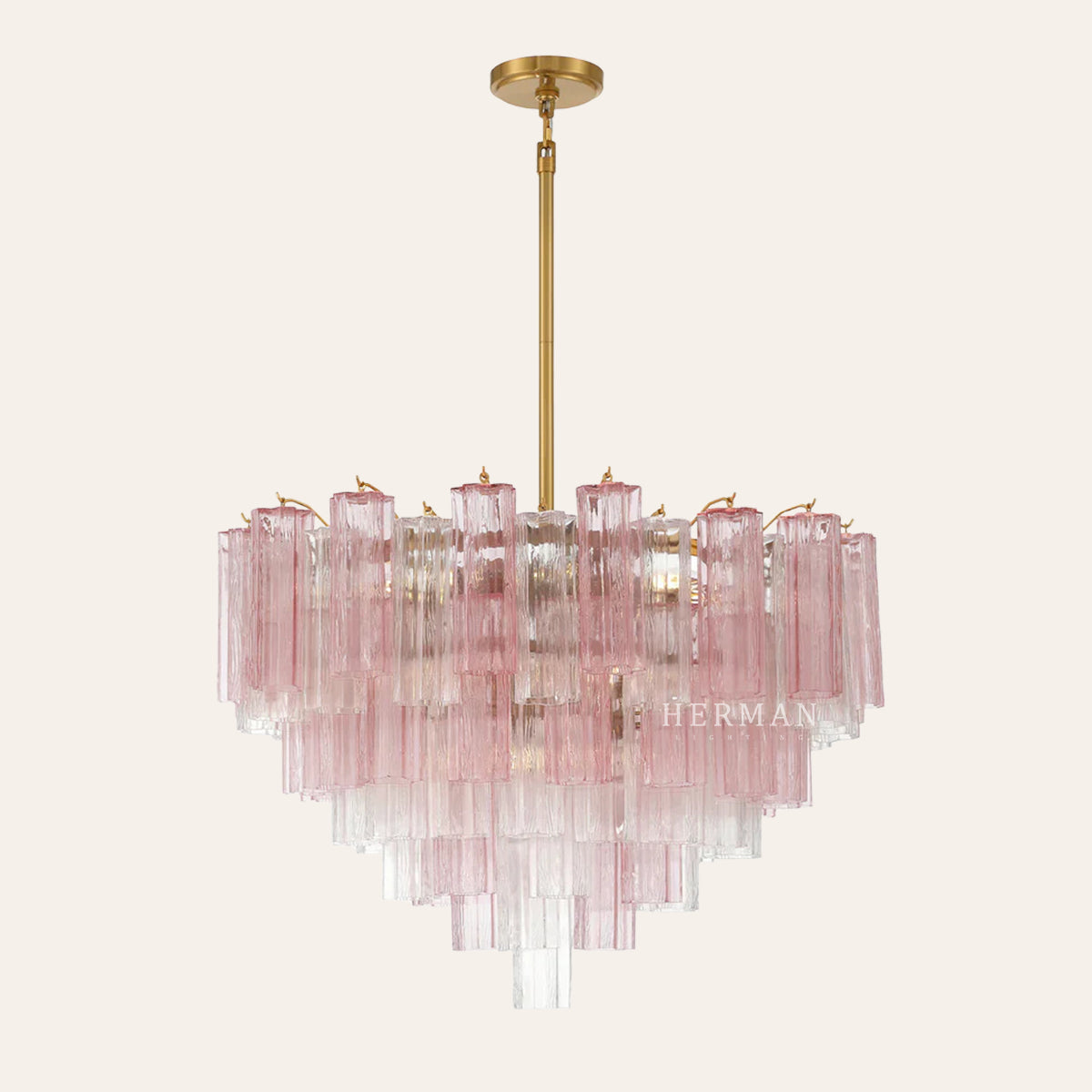Addis Murano Glass Chandelier 17.8" 19.8" 22" 26.8" 32''D