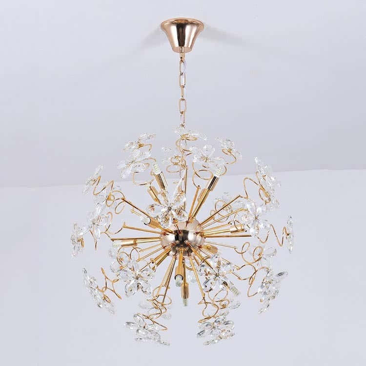 Spherical Bouquet Crystal Pendant