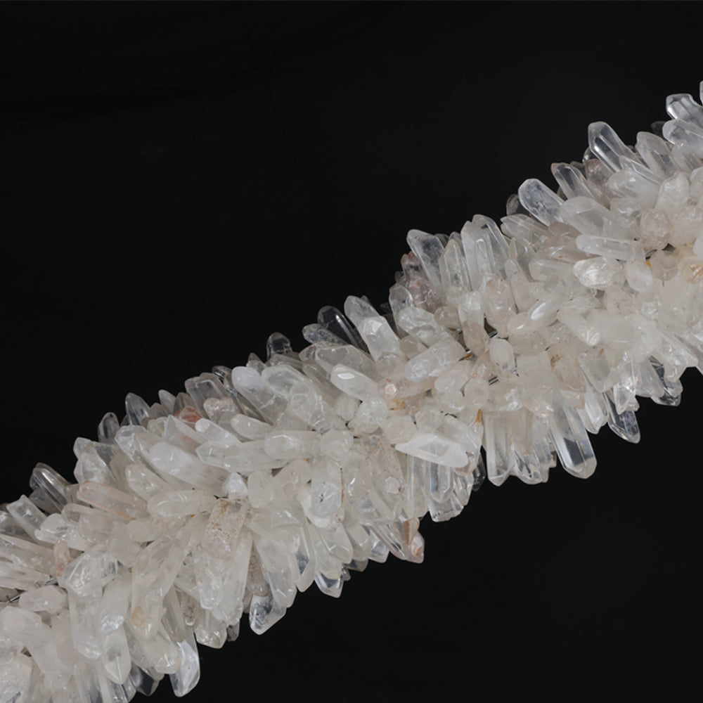 Modern Linear Geode Quartz Crystal Pendant Light