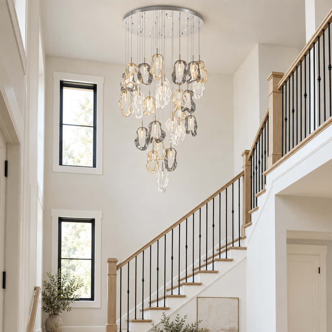 Norah 39" Wide Crystal Chandelier