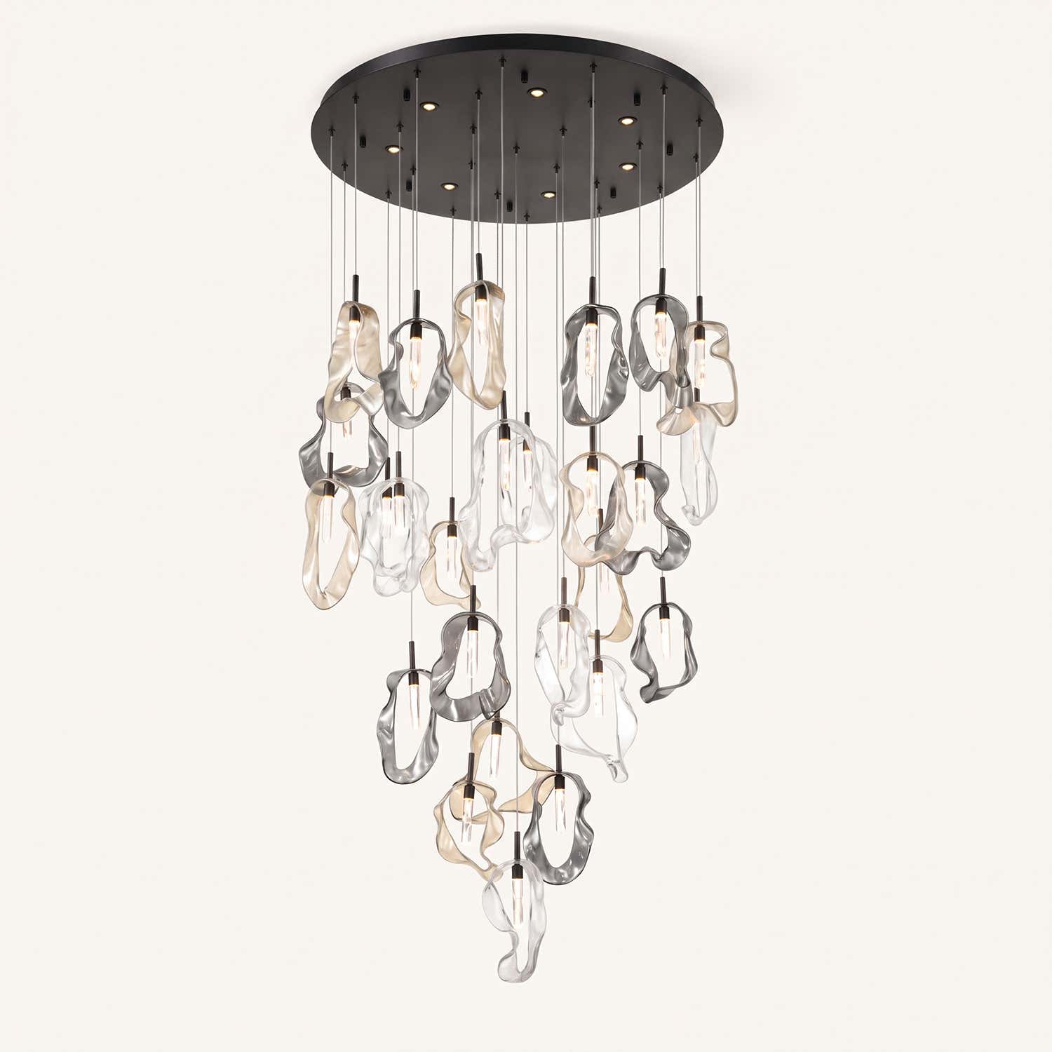 Norah 39" Wide Crystal Chandelier